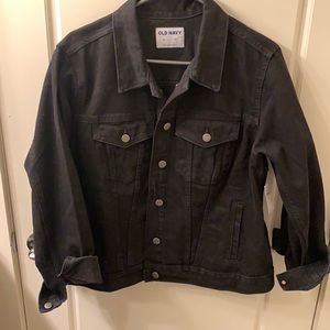 Black jean jacket with some stretch